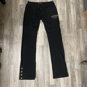 WornWoman’s Coogi Black and Gold Flare Rare Vintage Rimestine Sweatpants Size M